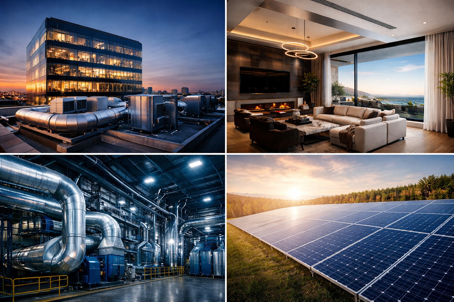 Industrial and residential HVAC systems in North Italy